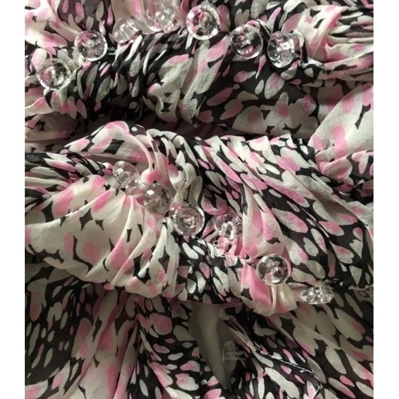 Tuleh Silk Blouse Pink Long Sleeve Made In USA XS/ S - Picture 5 of 6